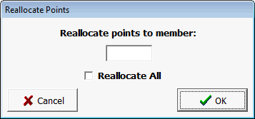 Reallocate Member Points Dialog