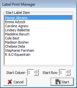 Label Print Manager