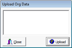 Upload Org Data Dialog