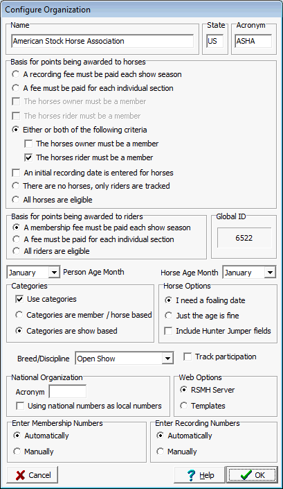 Configure Org Completed Dialog