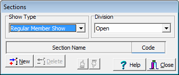 Sections Empty Dialog